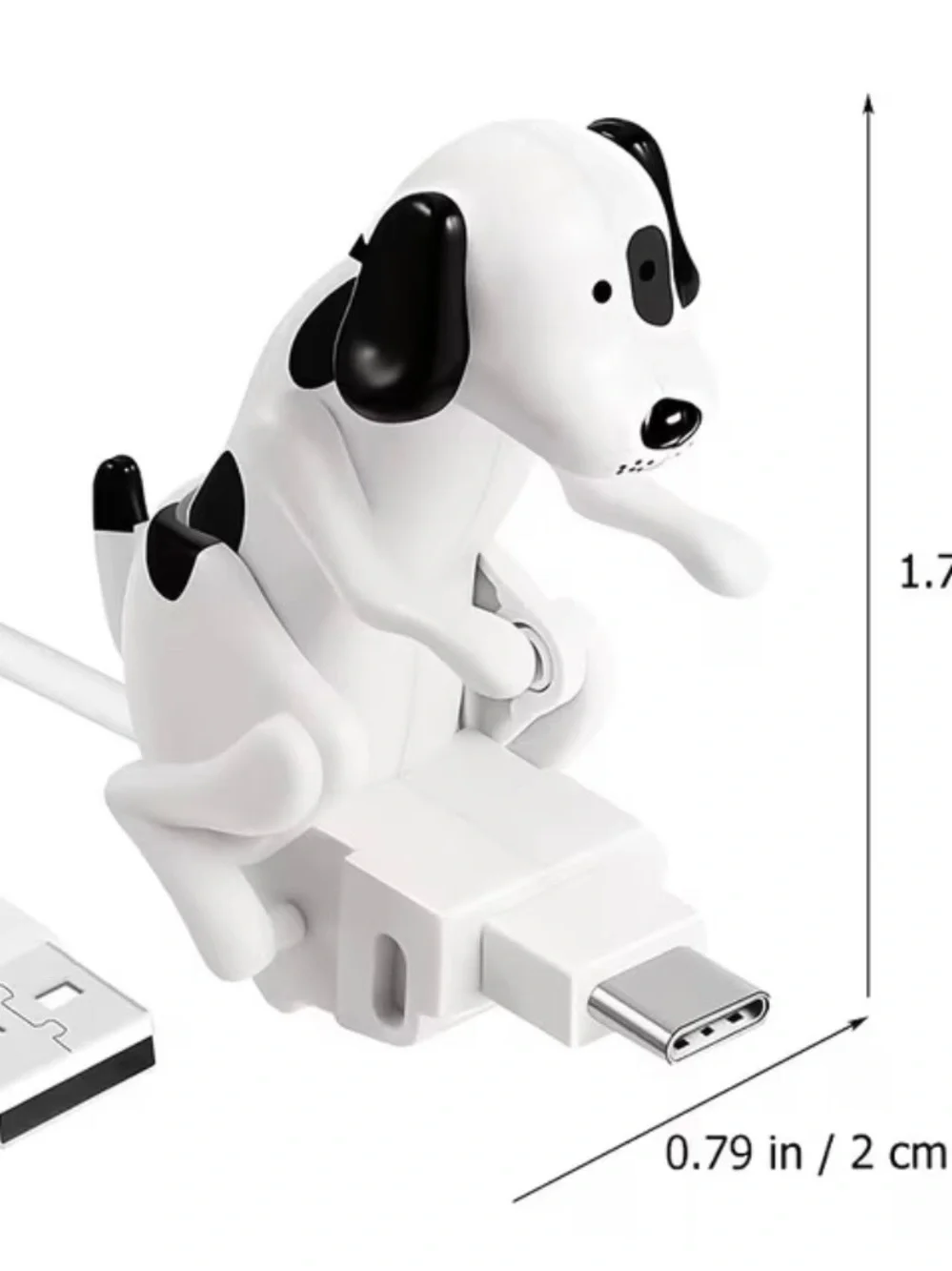 Moving Dog Cable  USB C Cover charger cable